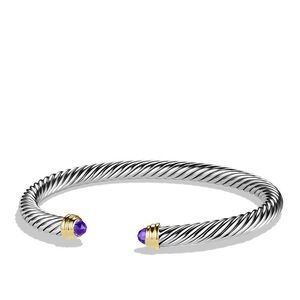 David Yurman amethyst classic cable bracelet